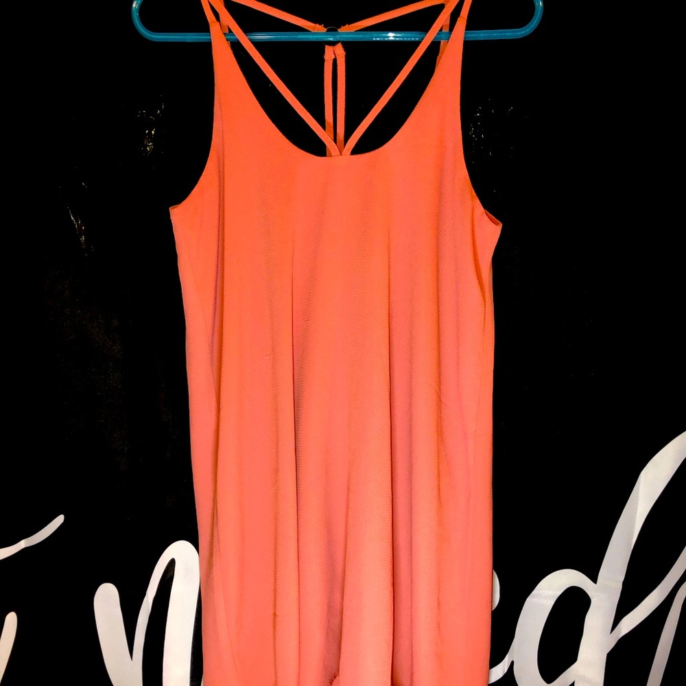 Blue Pair Pink Summer Dress!
